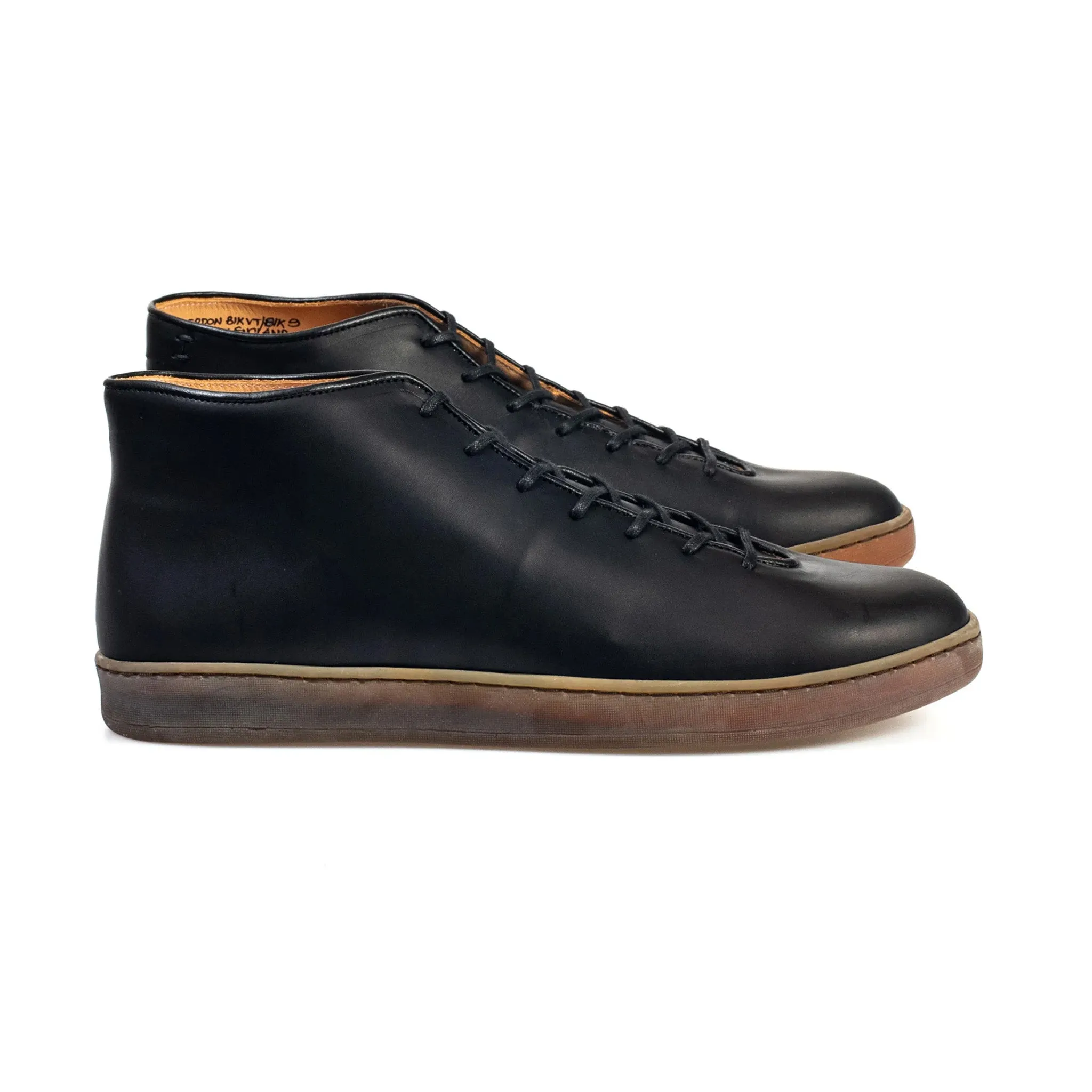 Everdon Wholecut Mid - Veau Végétal Noir
