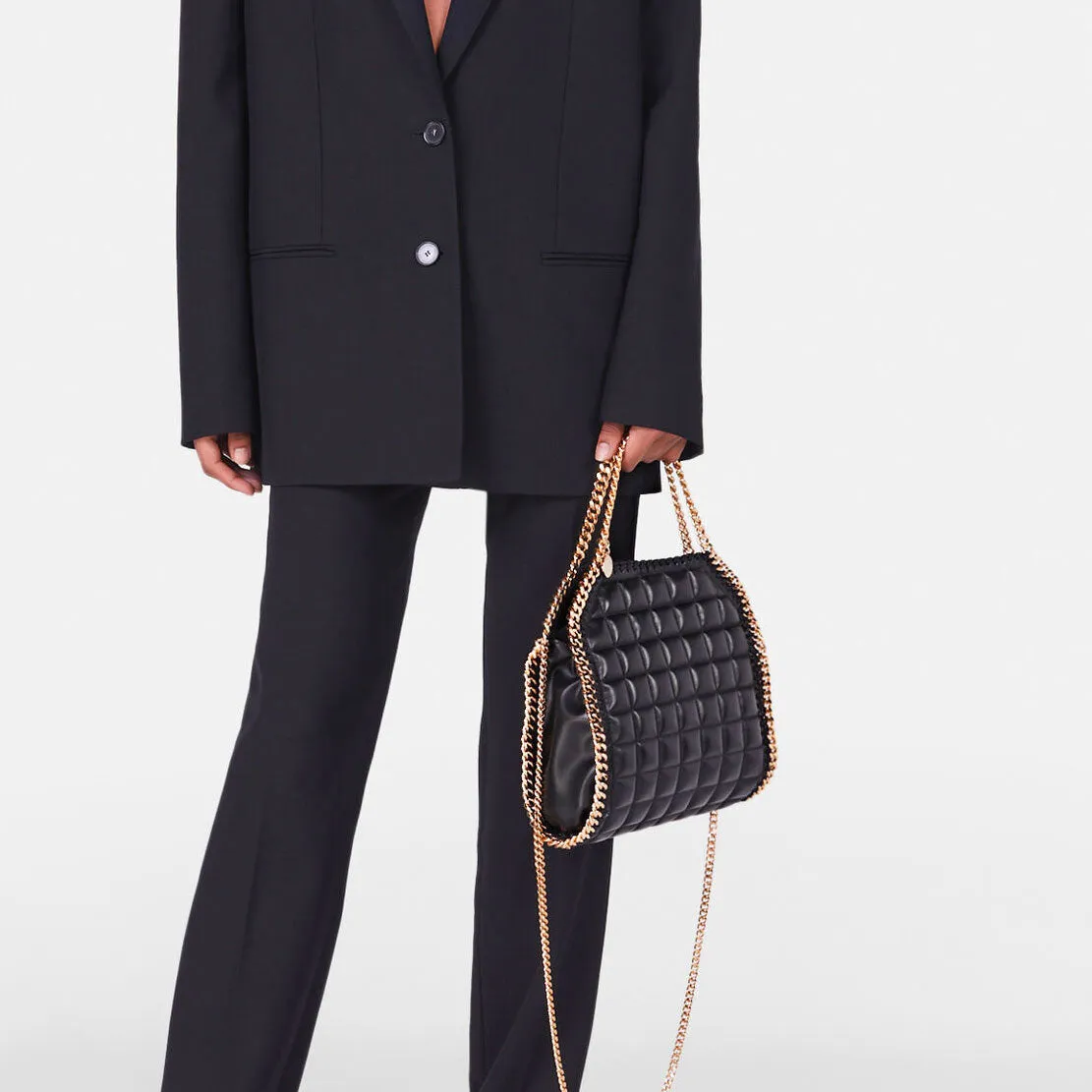 Falabella Mini Sac Fourreau Matelassé (G), Noir Sacs_Stella Mccartney_Sacs