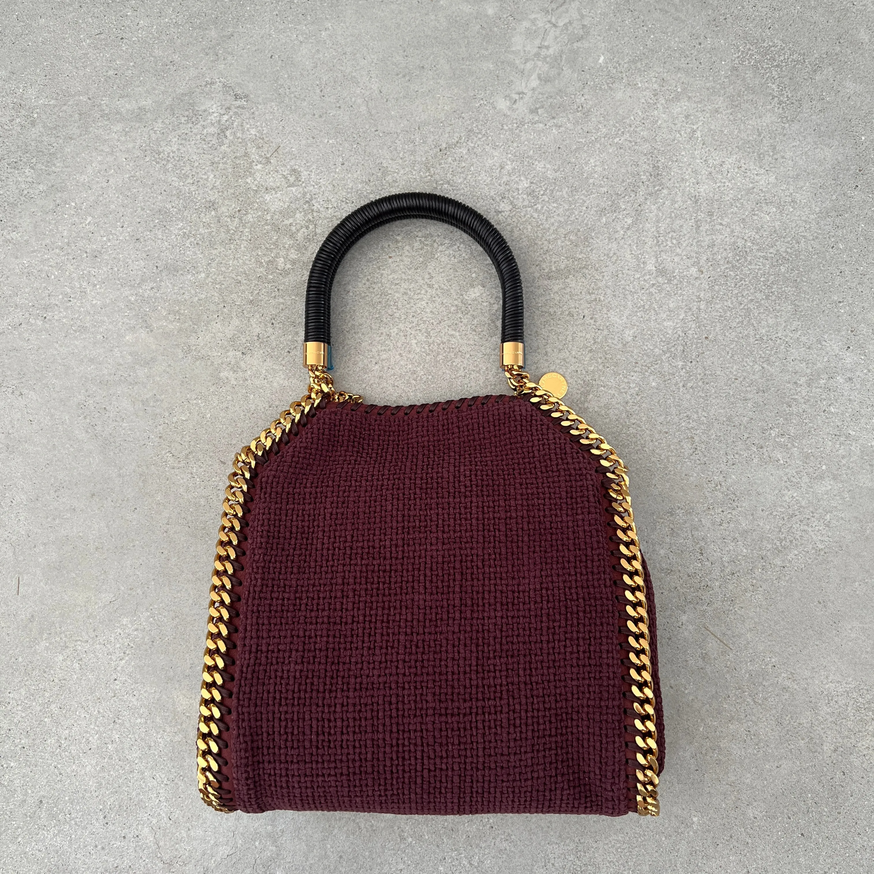 Falabella Mini Sac à Bandoulière Tressé, Sacs Prune_Stella Mccartney_Sacs