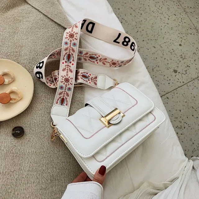 Sac à bandoulière pour femmes de créateur de mode en cuir PU de haute qualité - Marque de sacs fourre-tout pour femmes - Sac à bandoulière blanc pour femmes - Sac à main - Sacs Fashion Nova 2020