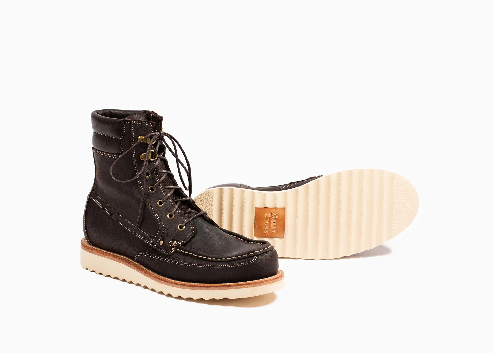 Botte de terrain Commander cirée terre