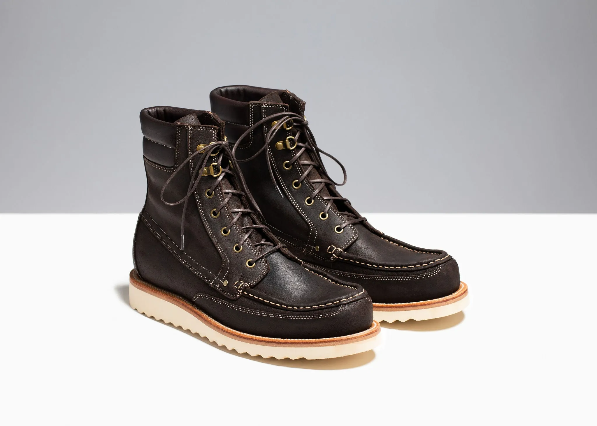 Botte de terrain Commander cirée terre