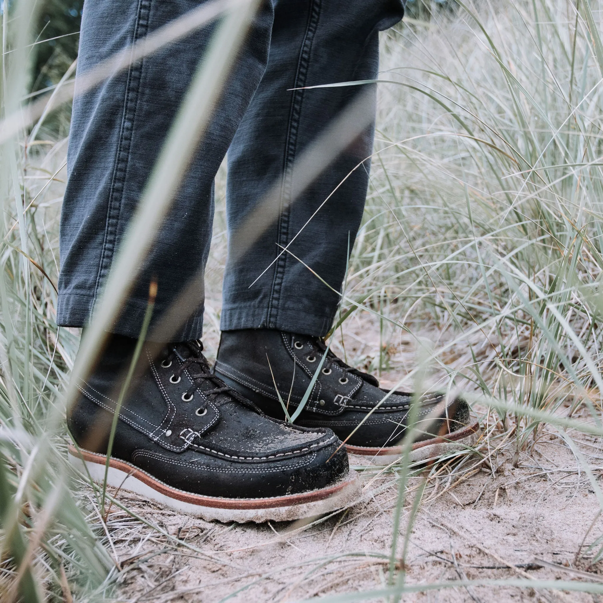 Botte de terrain Commander cirée terre