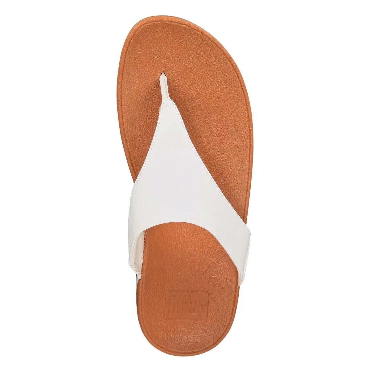 FITFLOP Lulu 2 Tong Femme en Cuir Blanc