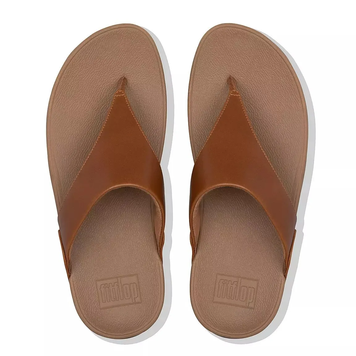 FitFlop Femmes Lulu Cuir Clair Tan