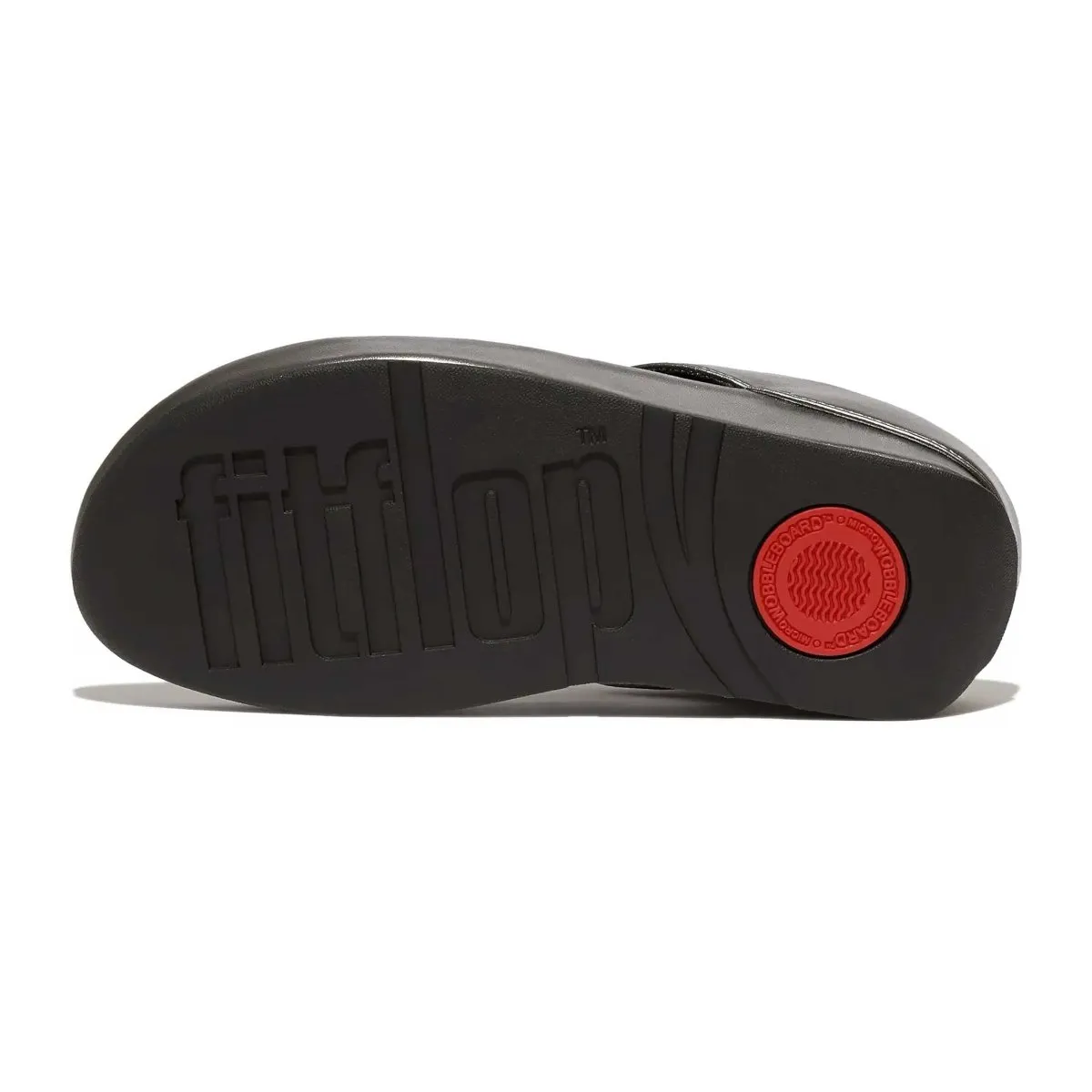 FitFlop Femme Rumba Perles Gris Acier/Noir Tong