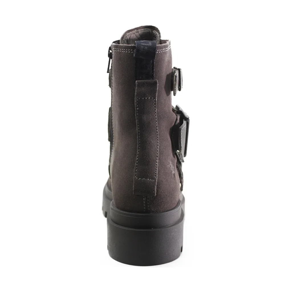 Fly London Jeda817 Bottines Femme à Boucle en Suède