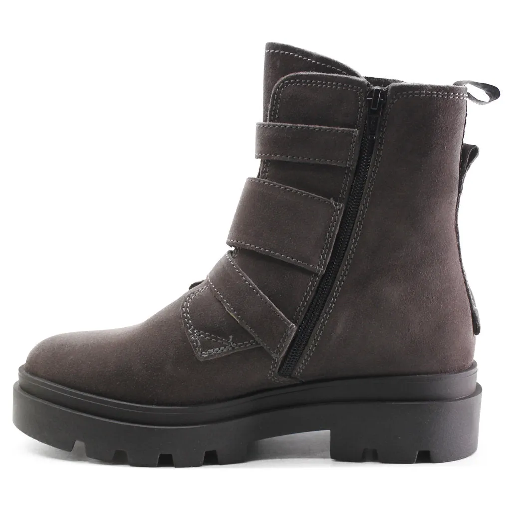 Fly London Jeda817 Bottines Femme à Boucle en Suède