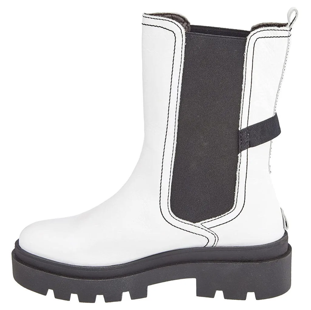 Fly London Judy819 Bottes Chelsea pour Femme en Cuir Nappa