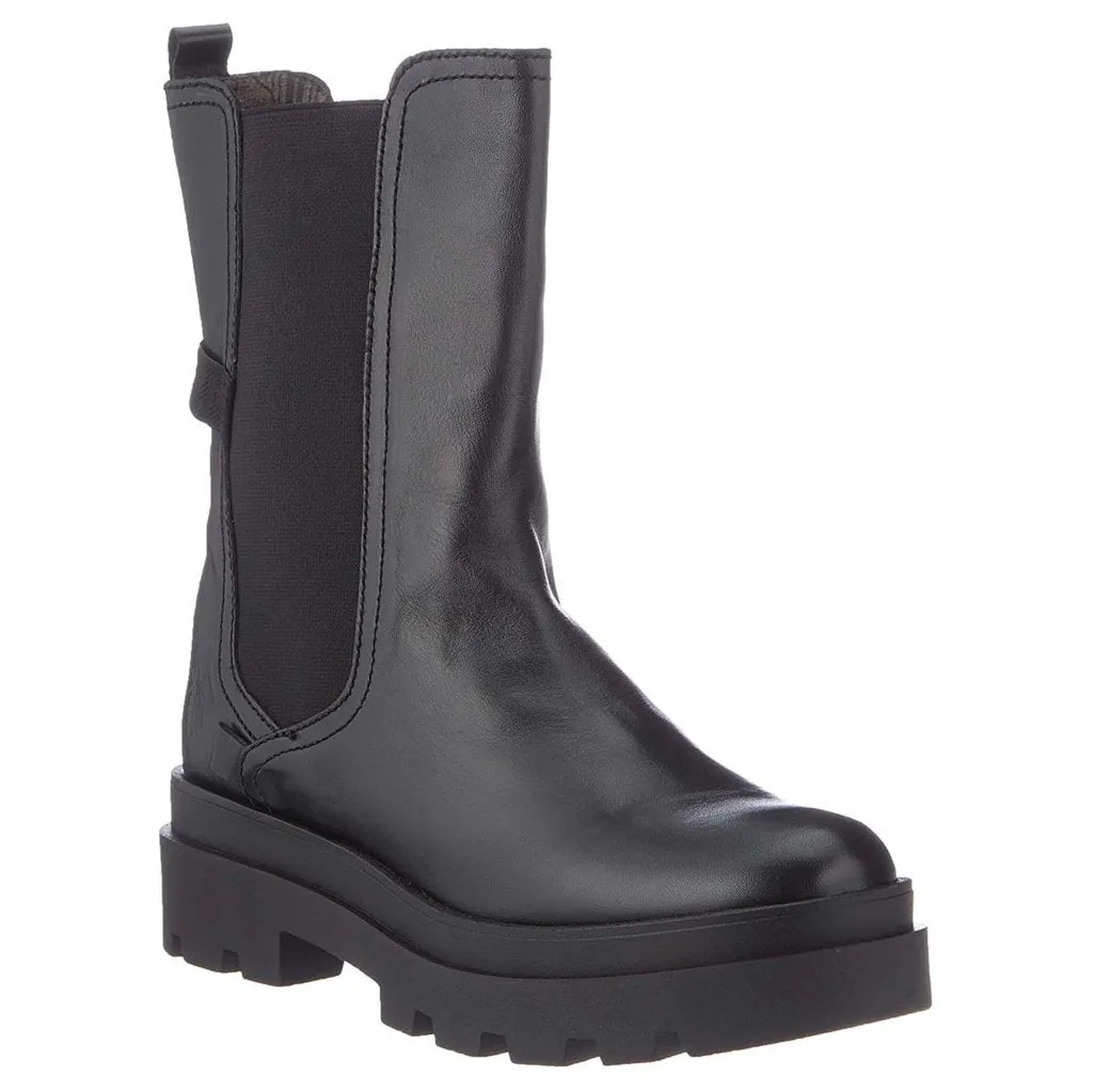Fly London Judy819 Bottes Chelsea pour Femme en Cuir Nappa