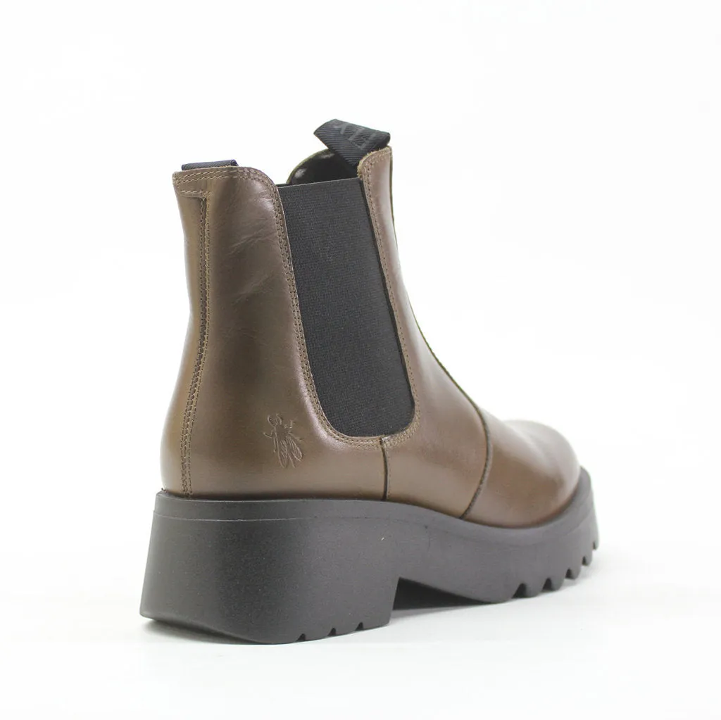 Fly London Medi789Fly Bottines Chelsea en Cuir Rug pour Femme