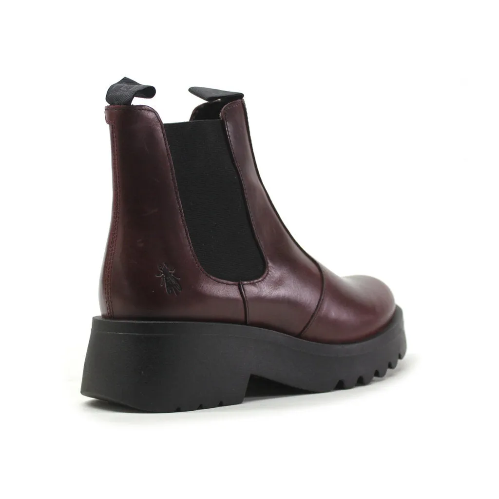 Fly London Medi789Fly Bottines Chelsea en Cuir Rug pour Femme