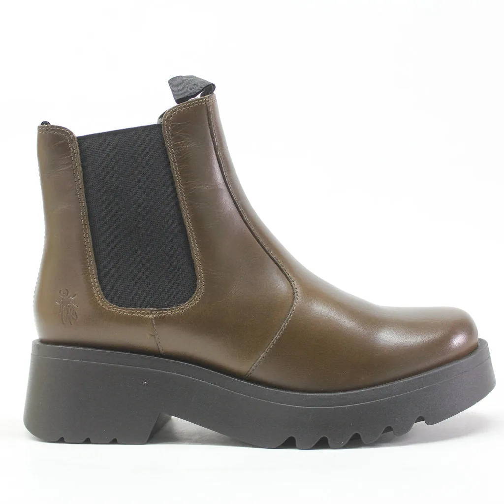 Fly London Medi789Fly Bottines Chelsea en Cuir Rug pour Femme