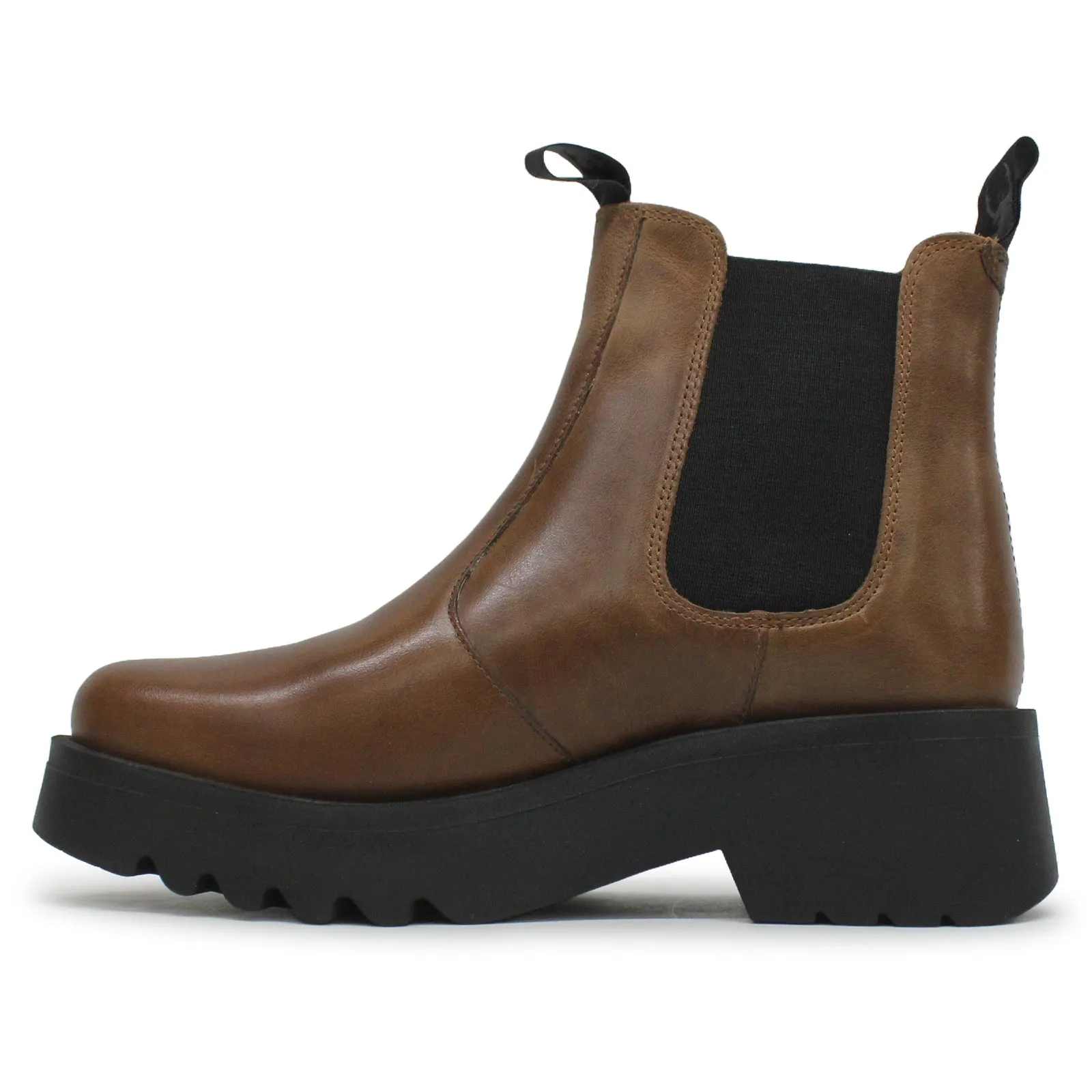 Fly London Medi789Fly Bottines Chelsea en Cuir Rug pour Femme