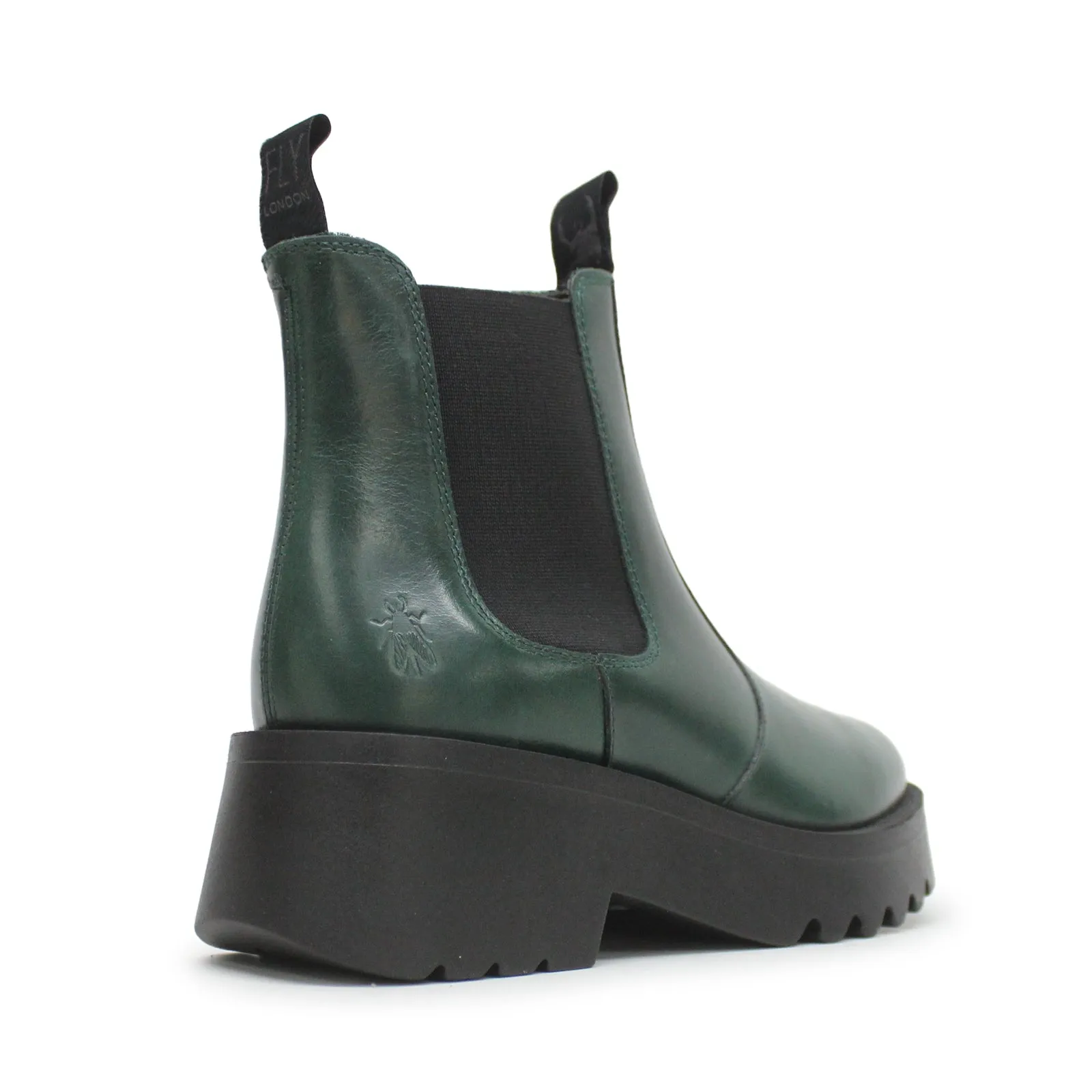 Fly London Medi789Fly Bottines Chelsea en Cuir Rug pour Femme