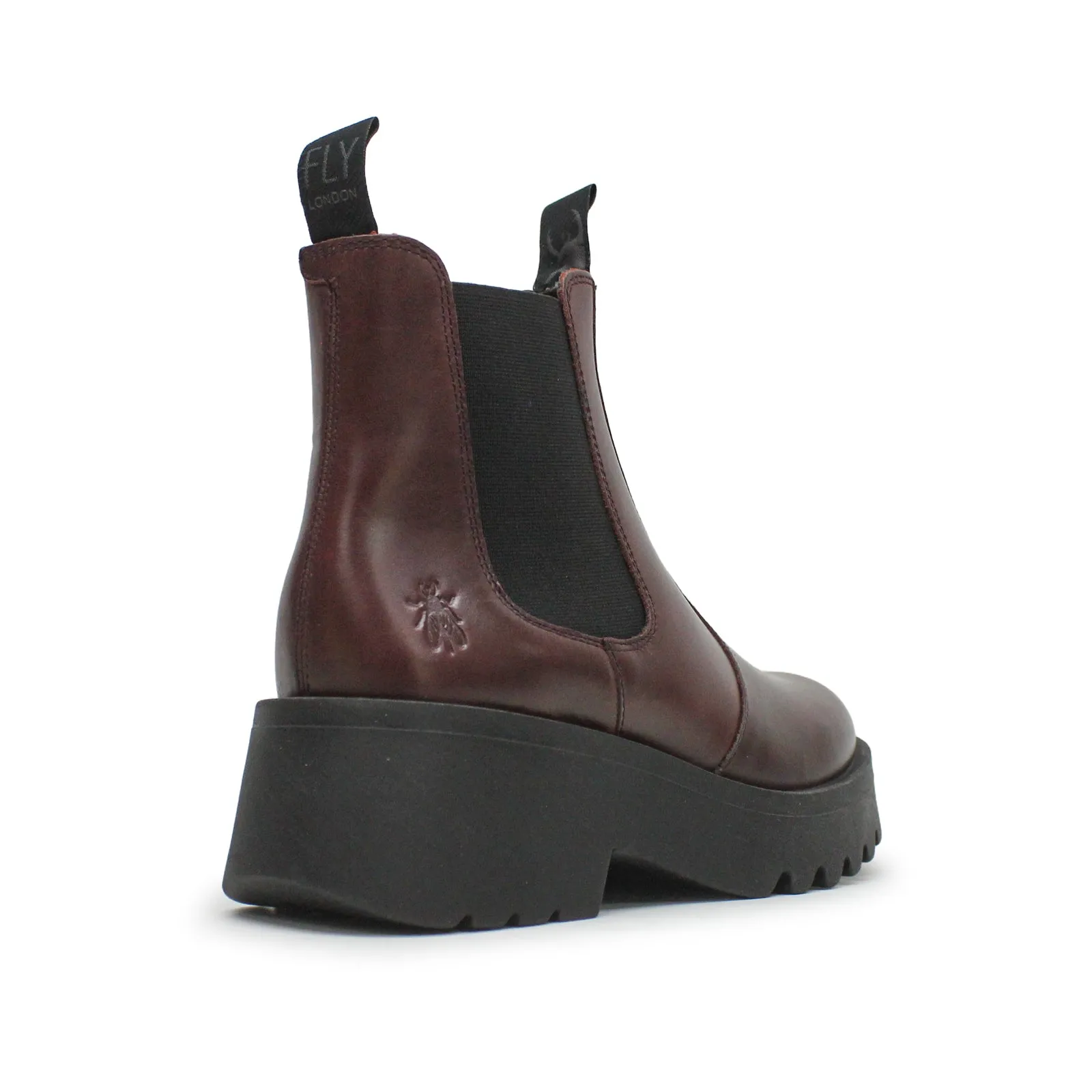 Fly London Medi789Fly Bottines Chelsea en Cuir Rug pour Femme
