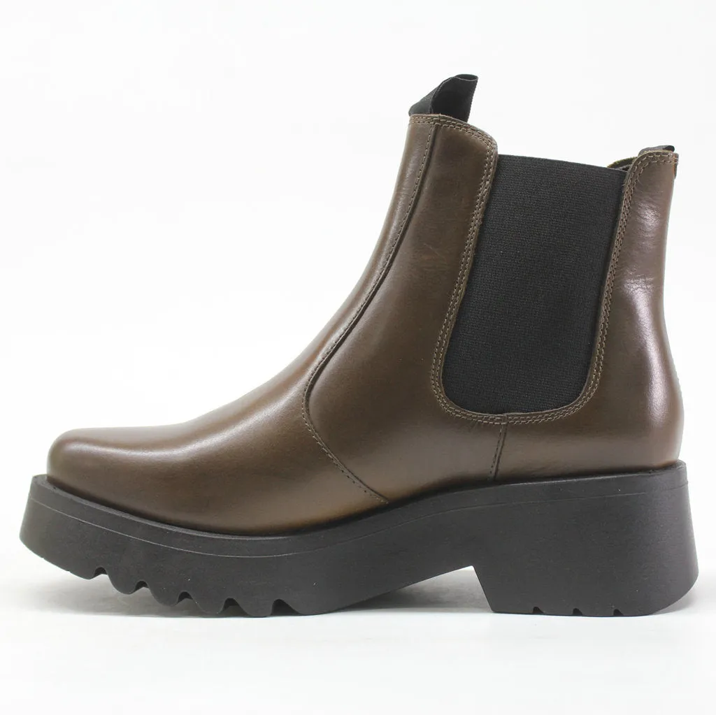 Fly London Medi789Fly Bottines Chelsea en Cuir Rug pour Femme