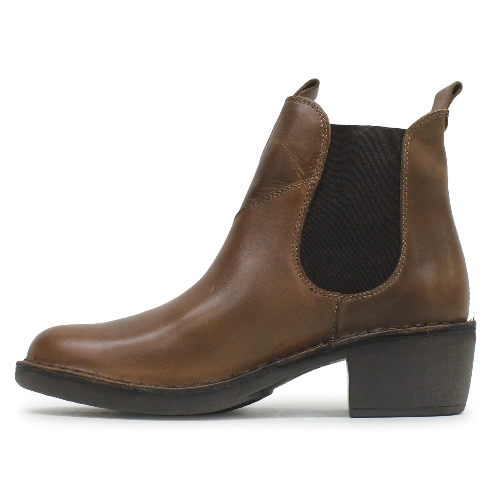 Fly London Meme030 Bottes Chelsea en Cuir pour Femmes