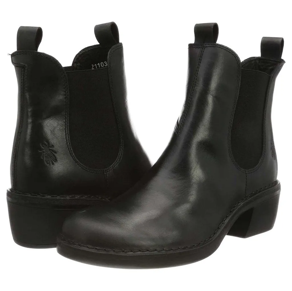 Fly London Meme030 Bottes Chelsea en Cuir pour Femmes