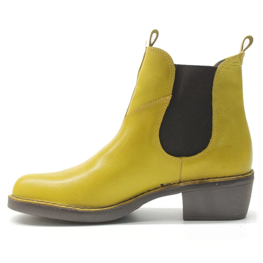 Fly London Meme030 Bottes Chelsea en Cuir pour Femmes