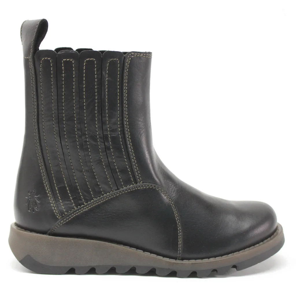 Fly London Suzy899 Bottines Femme en Cuir Rug à Fermeture Éclair