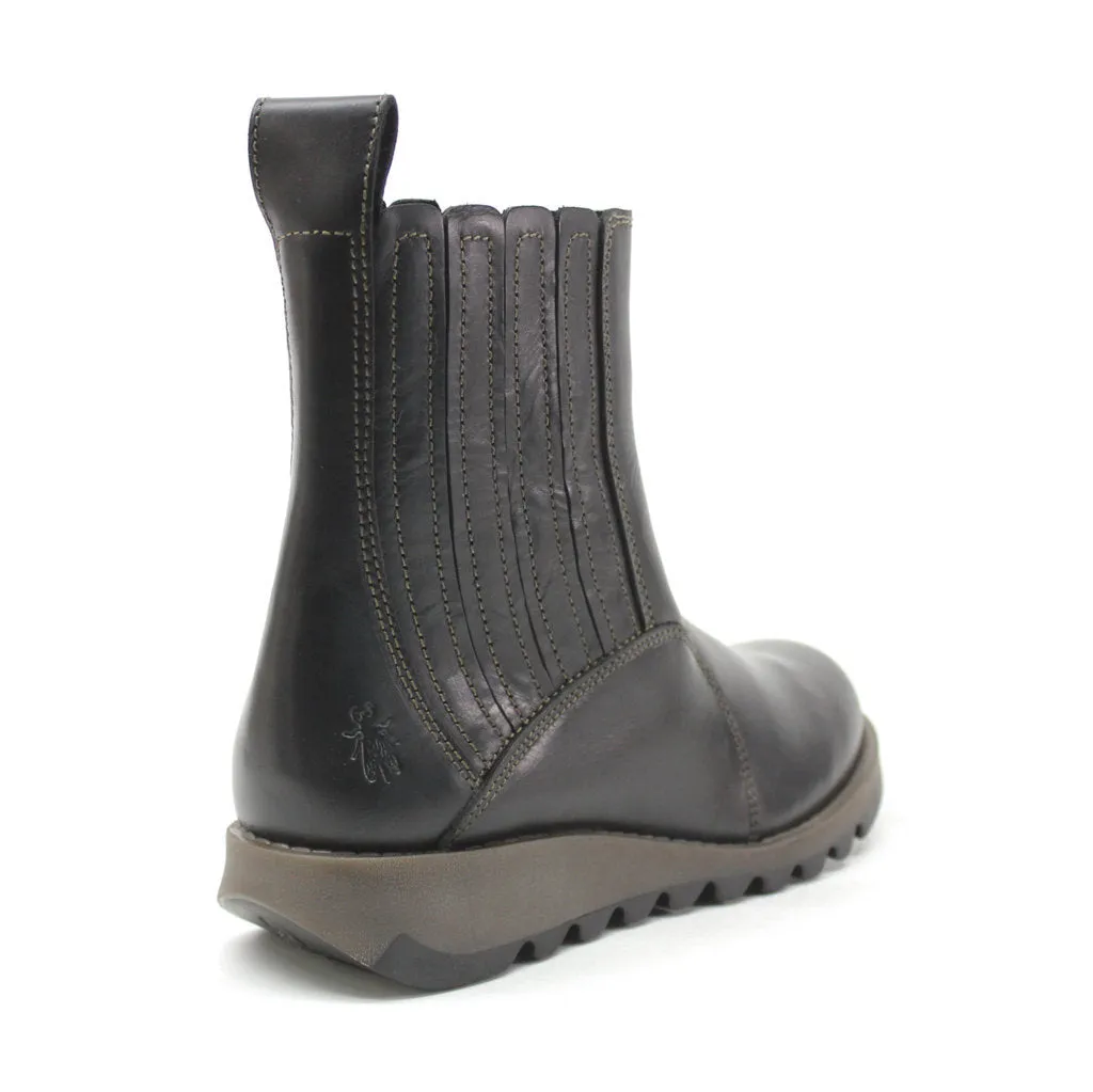 Fly London Suzy899 Bottines Femme en Cuir Rug à Fermeture Éclair