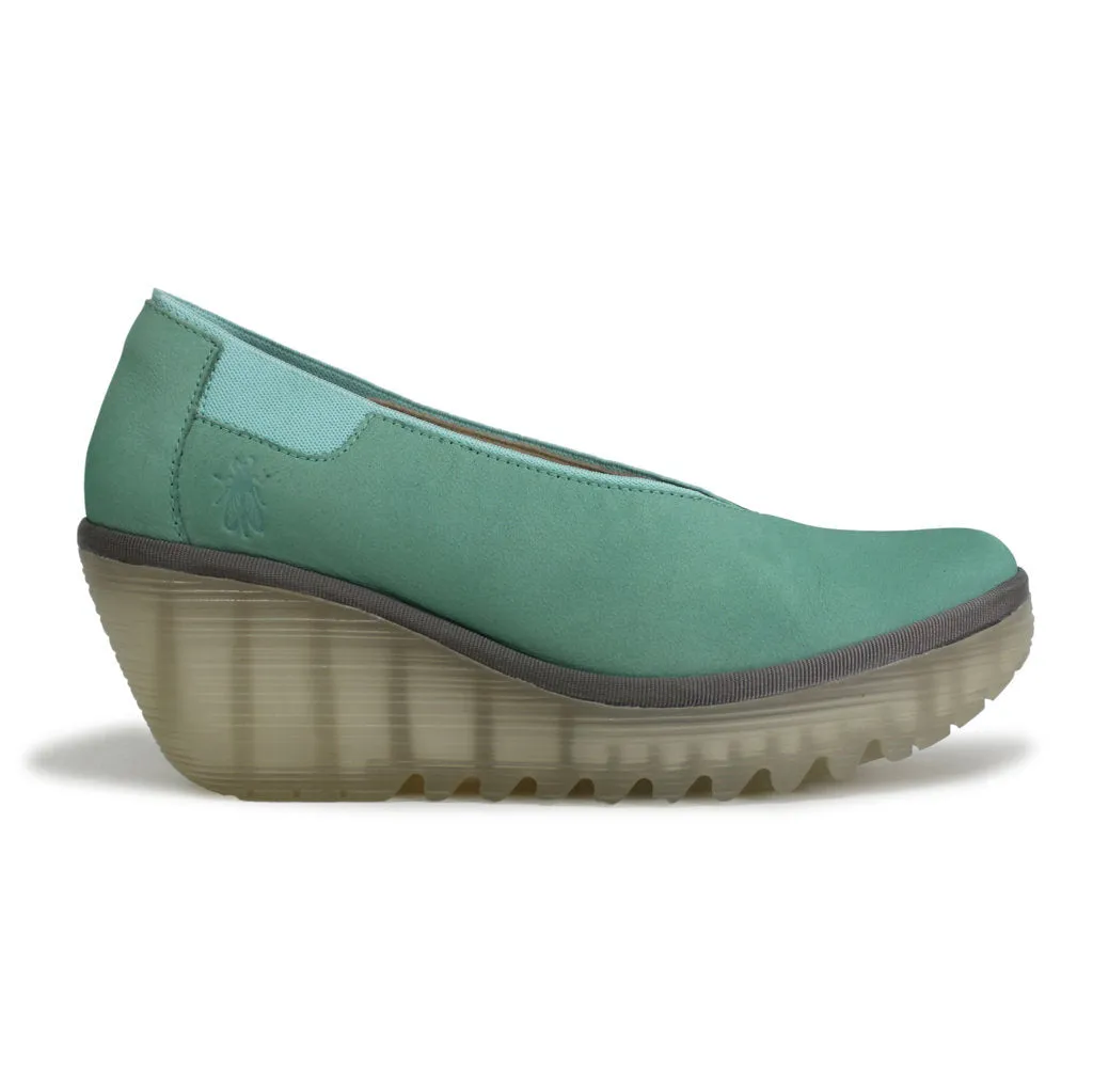 Fly London Yoza438Fly Chaussures Femme à Semelle Compensée en Cuir