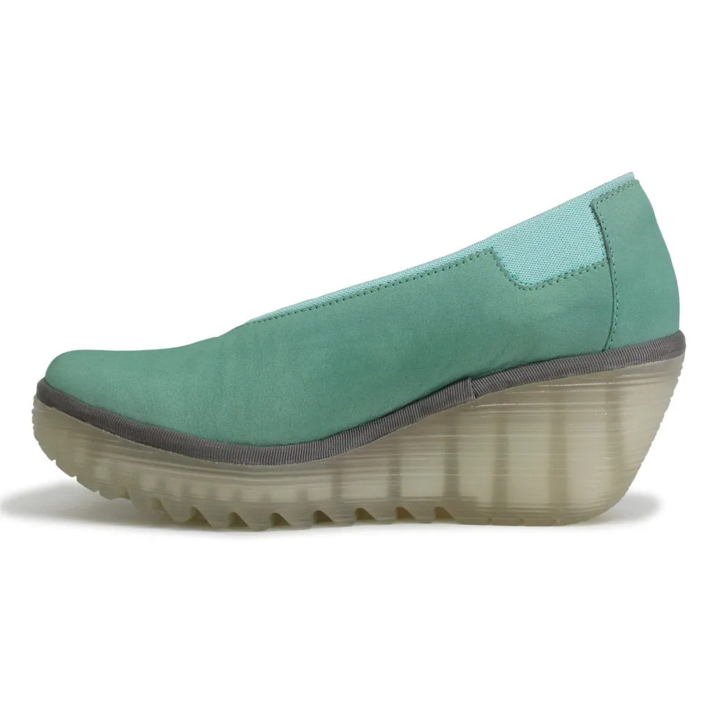 Fly London Yoza438Fly Chaussures Femme à Semelle Compensée en Cuir