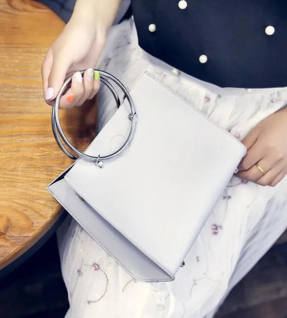 Livraison gratuite 2019 Sac à main à épaule personnalité à anneaux concentriques Sac de tempérament noble Fashion Nova Bags