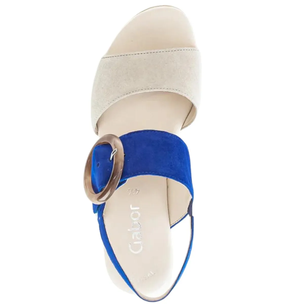 Sandale Gabor Femme 44.645-12 Royal/Daim Beige