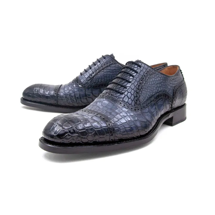 Chaussures à Lacets Gaelic Alligator - Gris