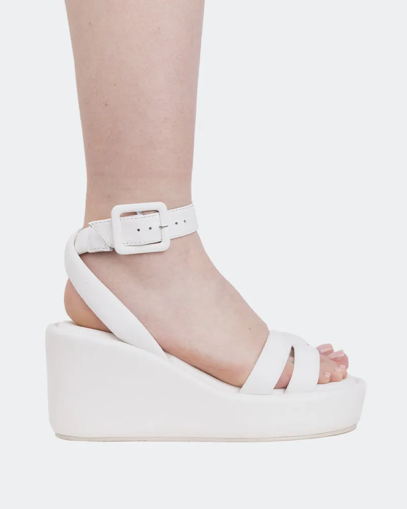 Geralda Cuir Blanc