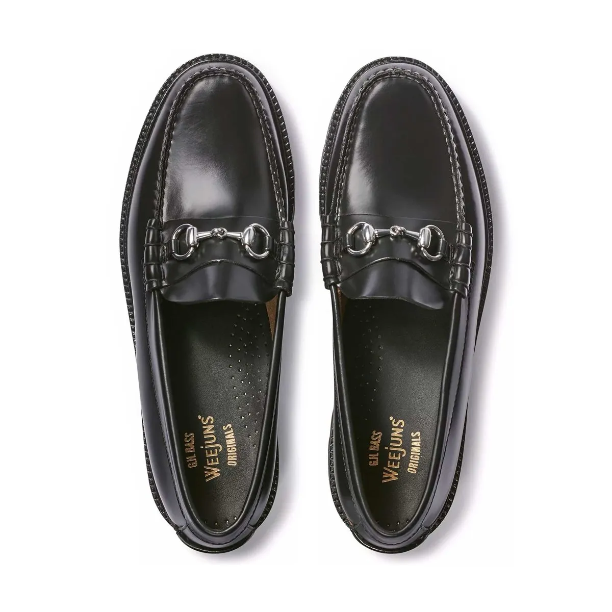 G.H. Bass Lincoln Bit Lug WeeJun Homme Noir