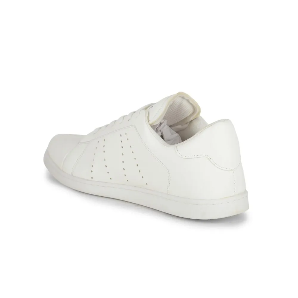 Baskets décontractées Gliders à lacets blancs pour hommes ANDERSON By Liberty