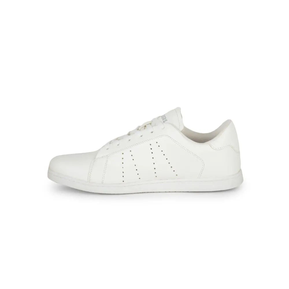 Baskets décontractées Gliders à lacets blancs pour hommes ANDERSON By Liberty