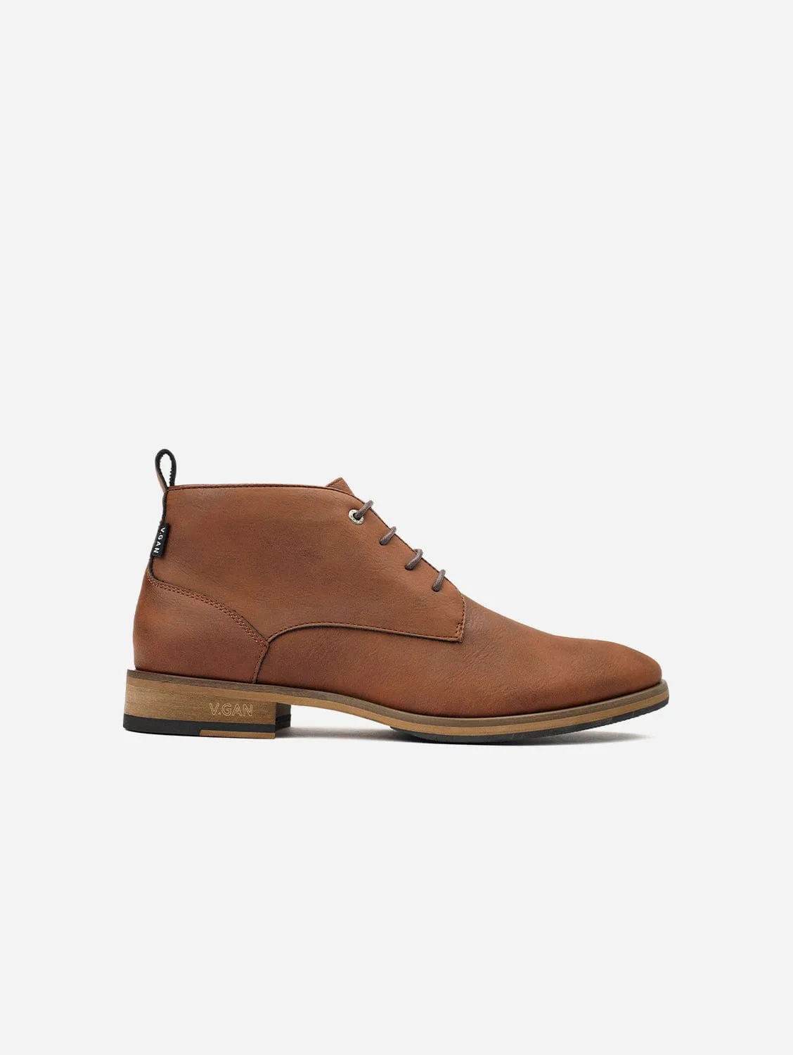 Bottes Chukka en Simili-Cuir Végane pour Homme Goji 2 | Beige
