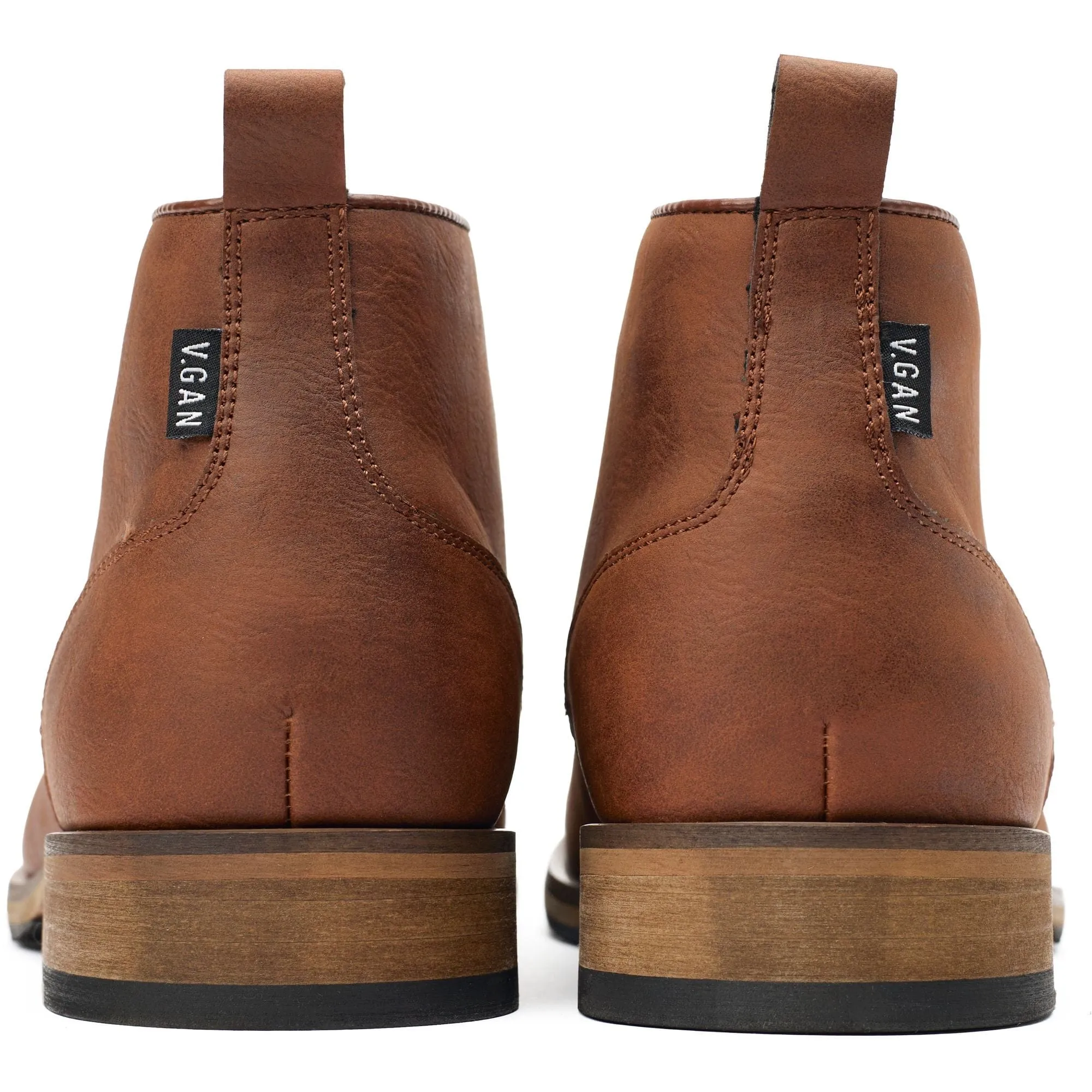 Bottes Chukka en Simili-Cuir Végane pour Homme Goji 2 | Beige