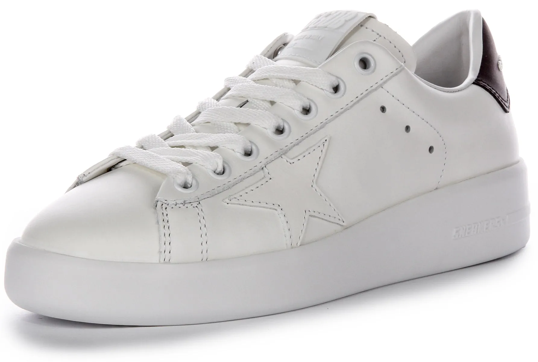 Golden Goose Pure Star Nouveau En Blanc Noir Pour Femmes Chaussures Golden Goose
