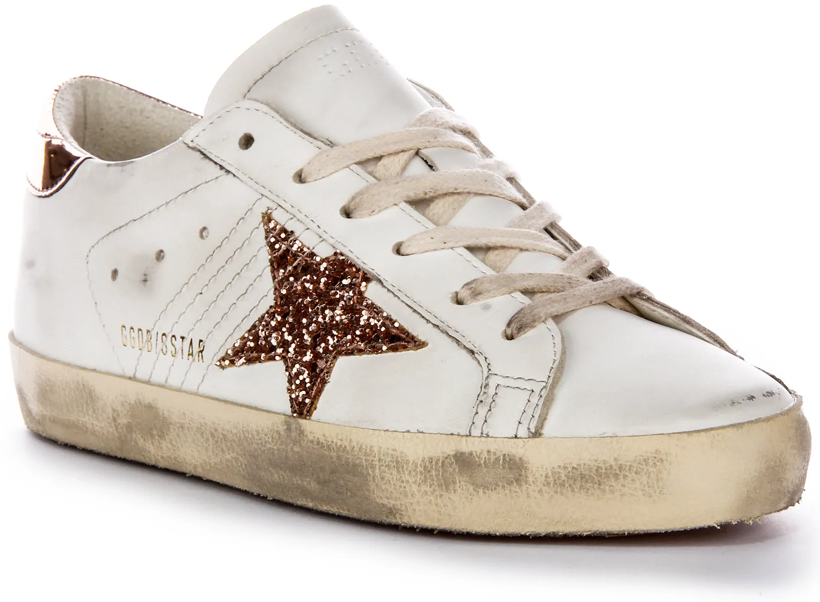 Golden Goose Super Star en blanc bronze pour femmes Chaussures Golden Goose