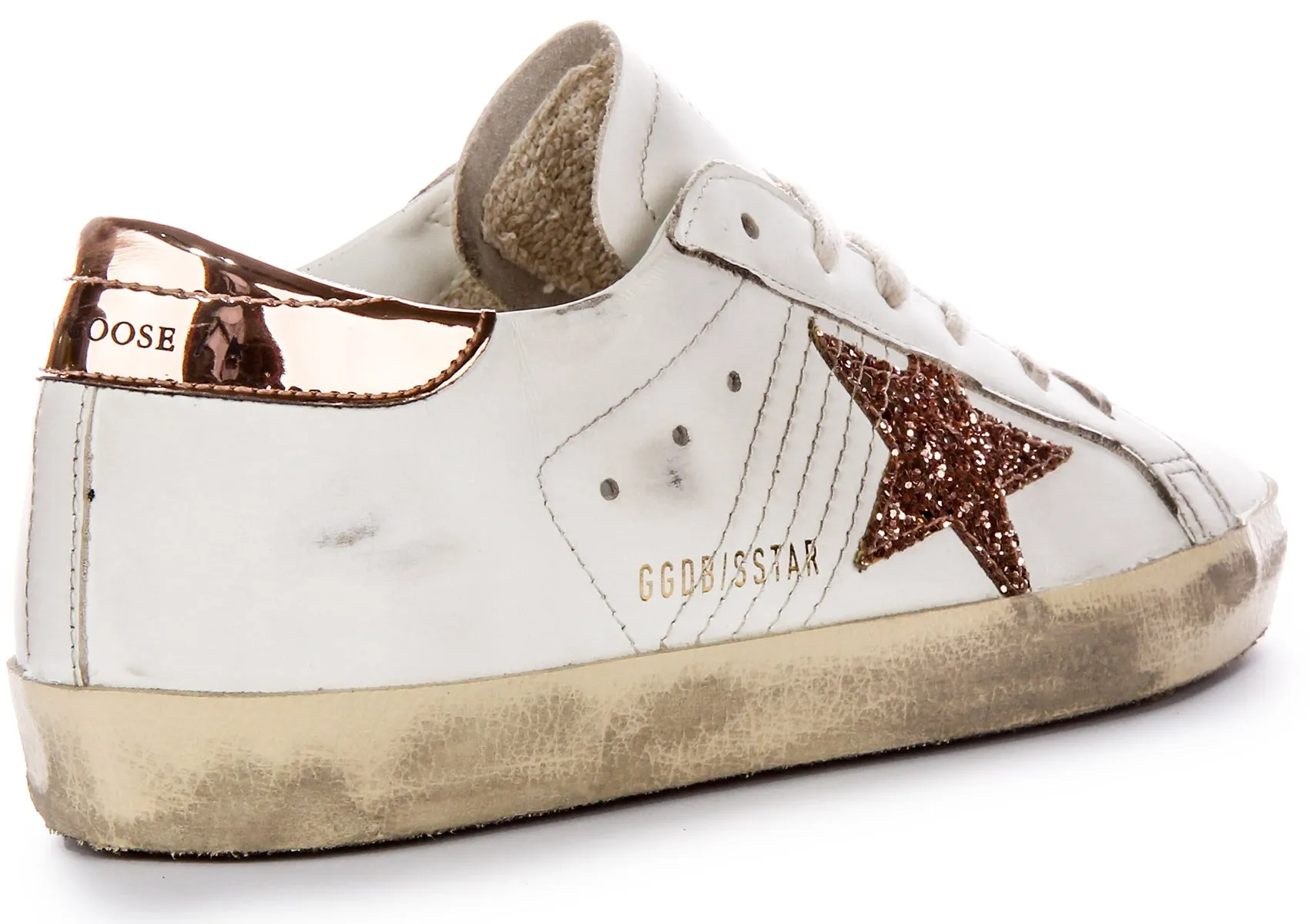 Golden Goose Super Star en blanc bronze pour femmes Chaussures Golden Goose