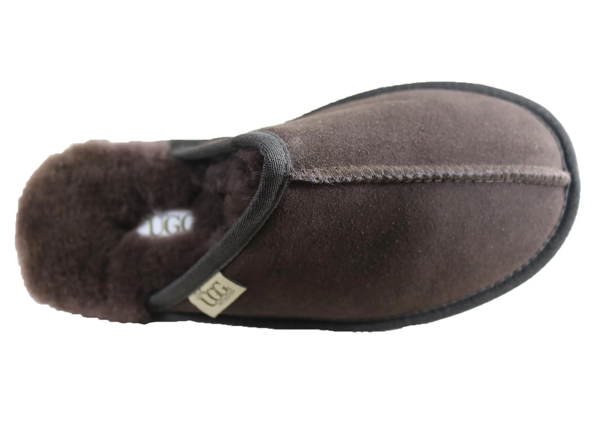 Grosby Buck Ugg Pantoufles D'intérieur Confortables En Mouton Pour Hommes à Enfiler Grosby Chaussures