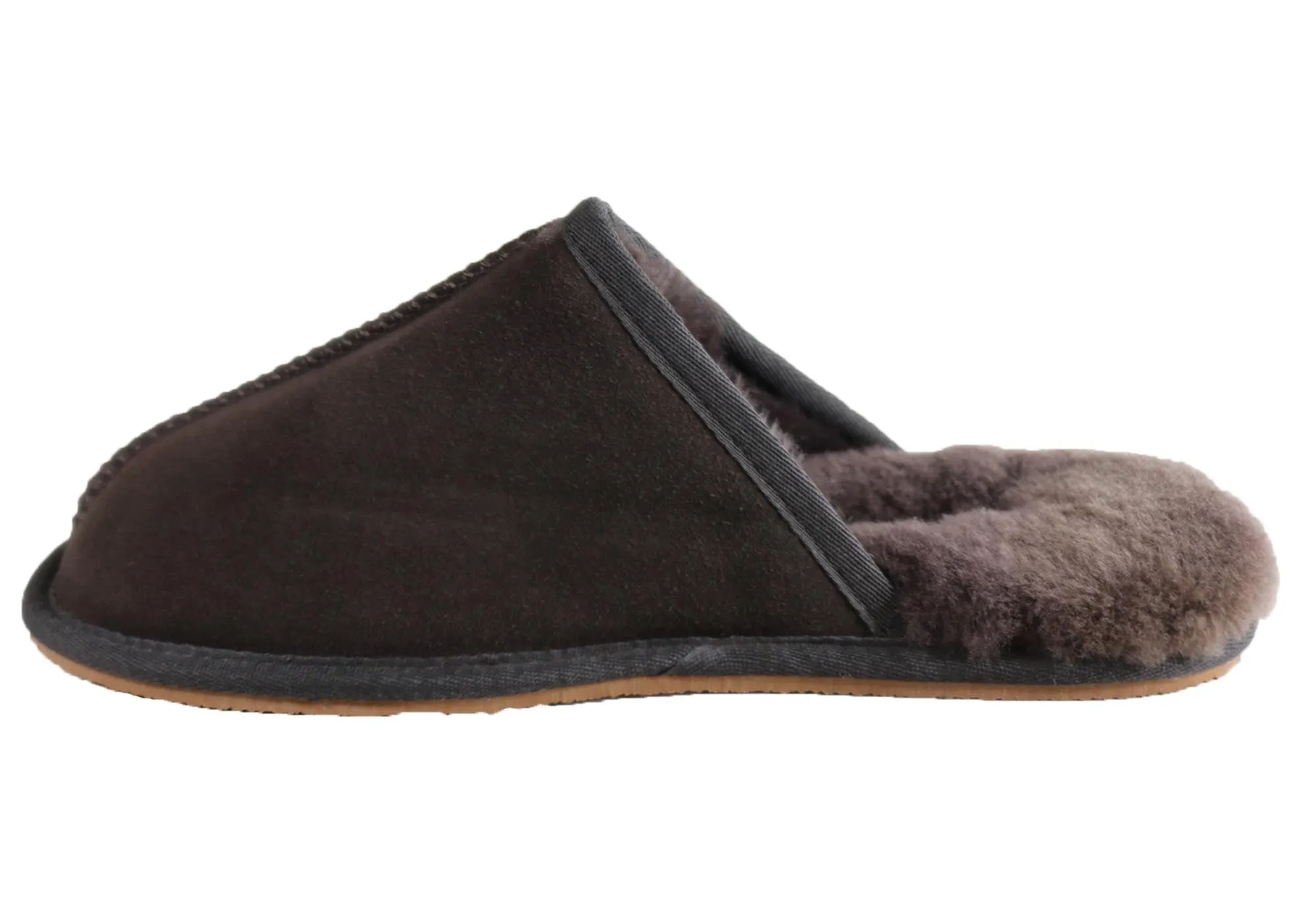 Grosby Buck Ugg Pantoufles D'intérieur Confortables En Mouton Pour Hommes à Enfiler Grosby Chaussures