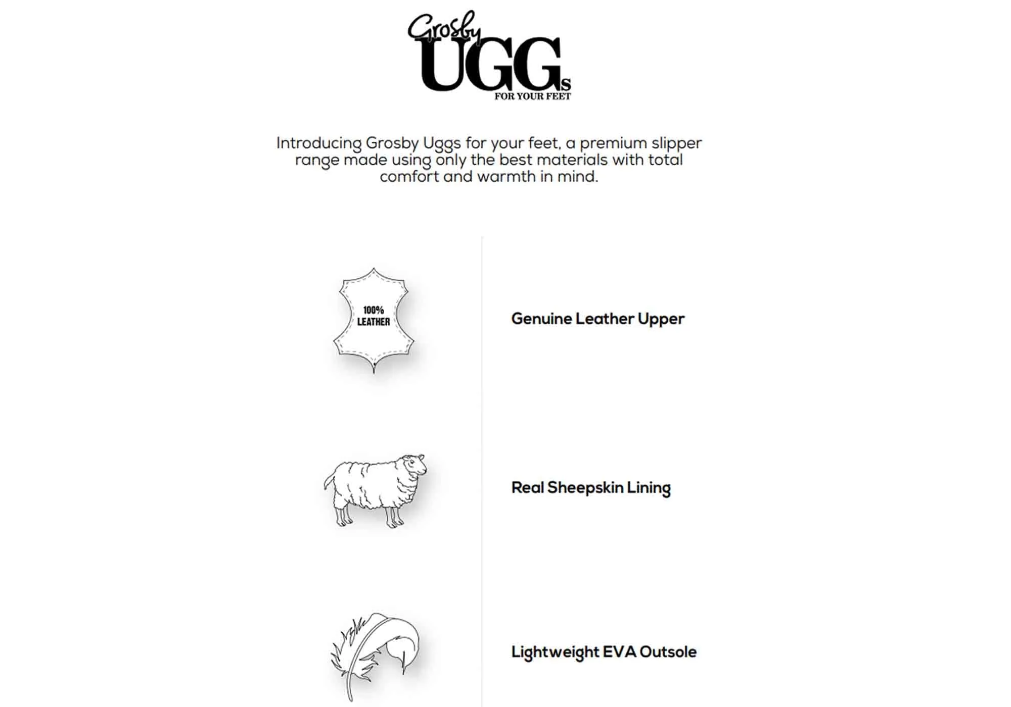 Bottes chaudes et confortables pour femmes Grosby Button Ugg avec doublure en peau de mouton - Chaussures Grosby