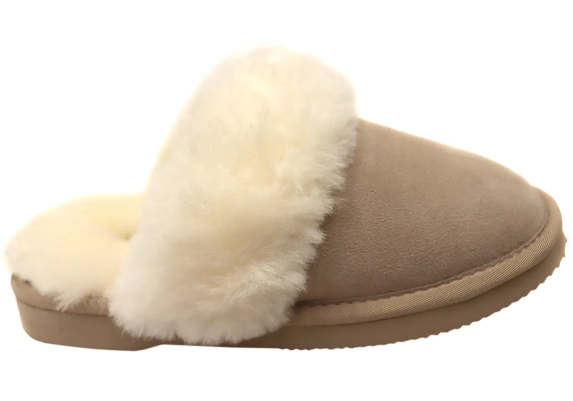 Grosby Denni Ugg Pantoufles Femme Confortables à Dos Ouvert Chaussures Grosby