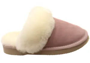 Grosby Denni Ugg Womens Comfortable Open Back Slippers Grosby Shoes