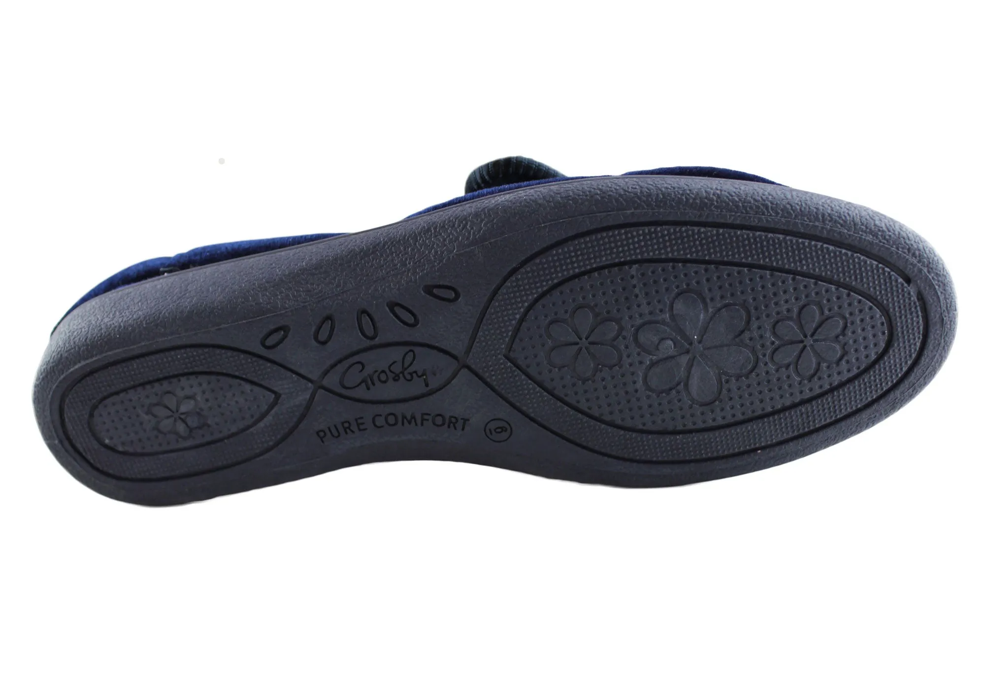 Grosby Lilian Chaussons d'intérieur confortables pour femmes avec bride réglable Grosby Shoes