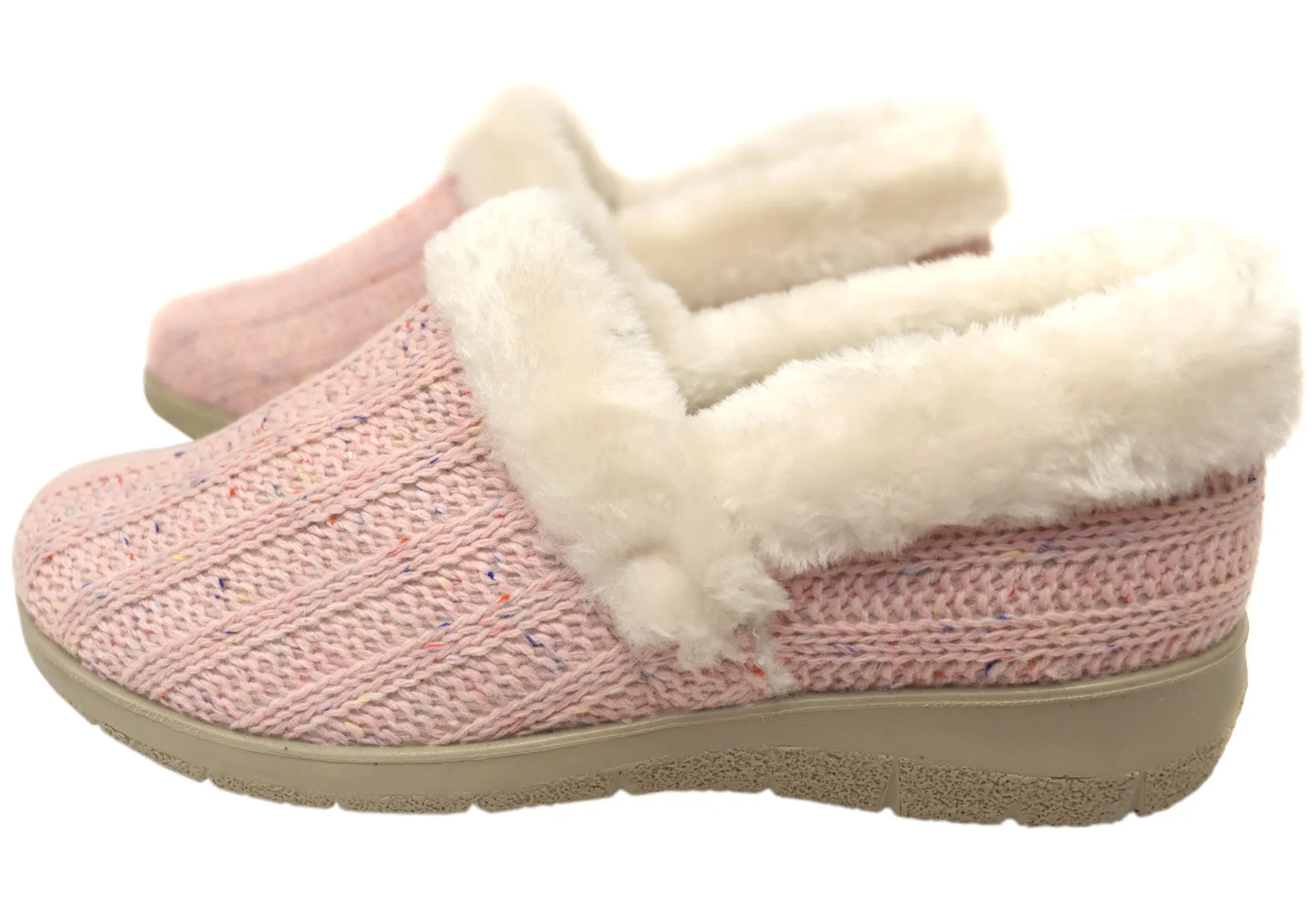 Grosby Stellar Pantoufles Confortables pour Femmes d'Intérieur Grosby Shoes