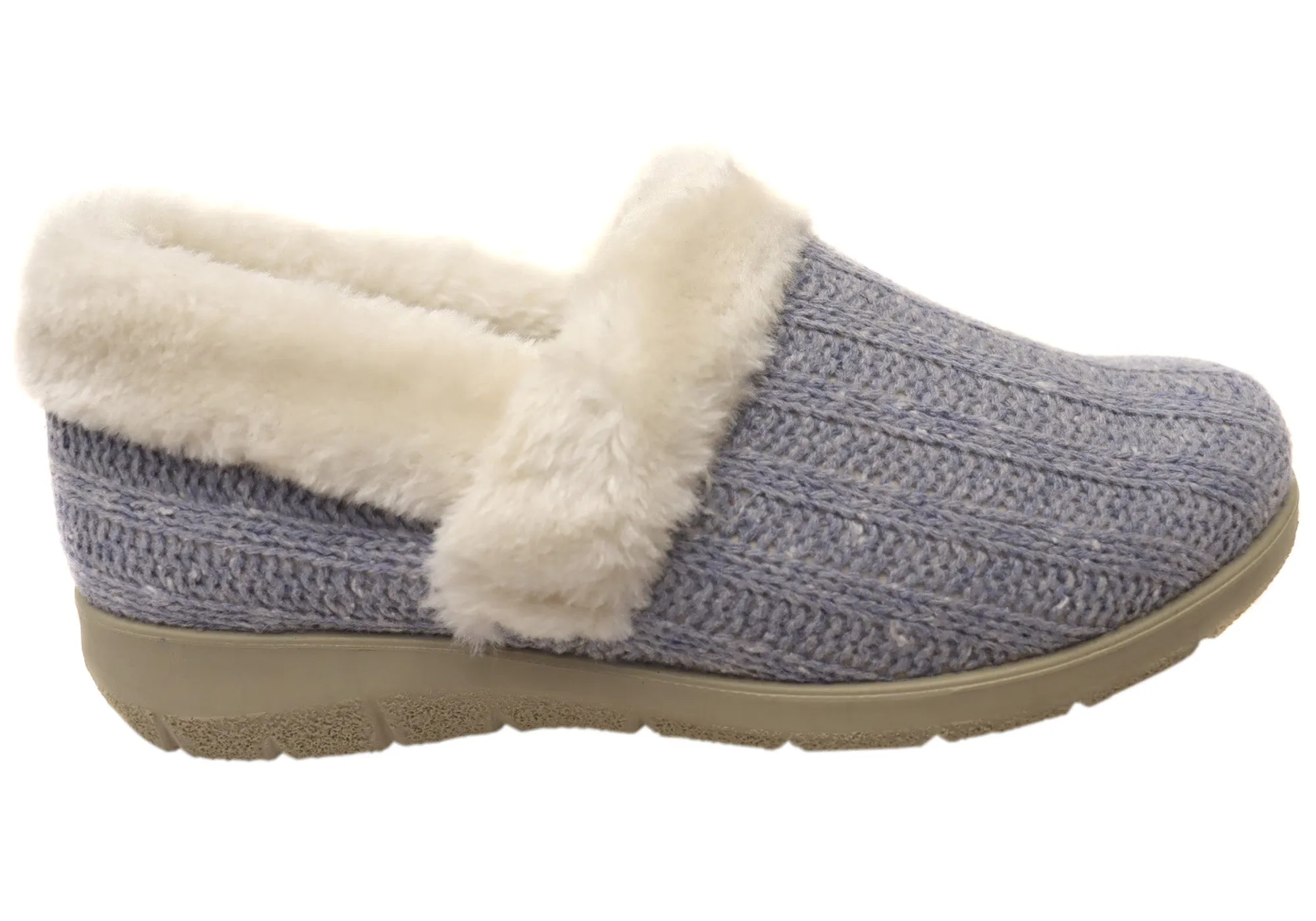 Grosby Stellar Pantoufles Confortables pour Femmes d'Intérieur Grosby Shoes