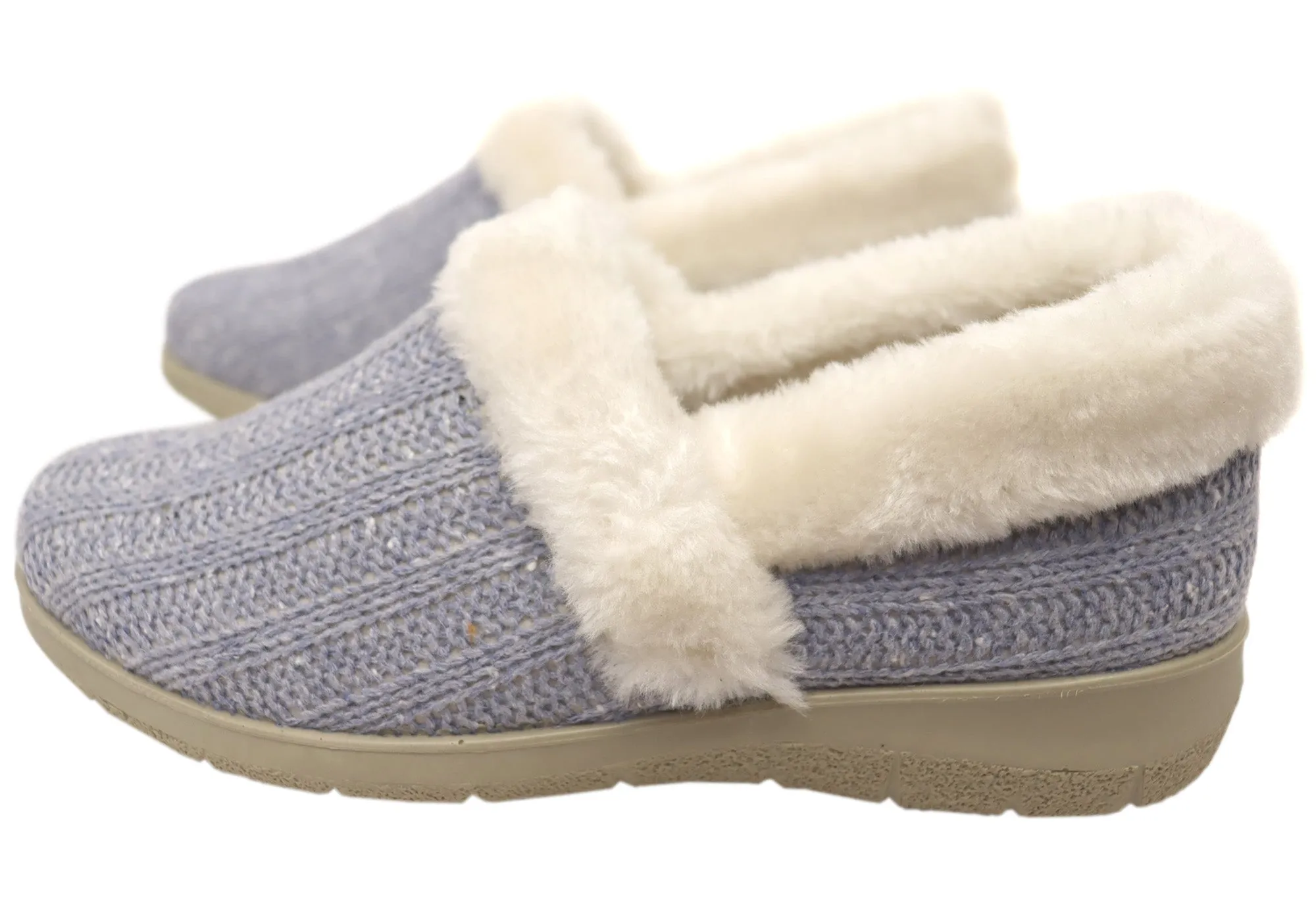 Grosby Stellar Pantoufles Confortables pour Femmes d'Intérieur Grosby Shoes