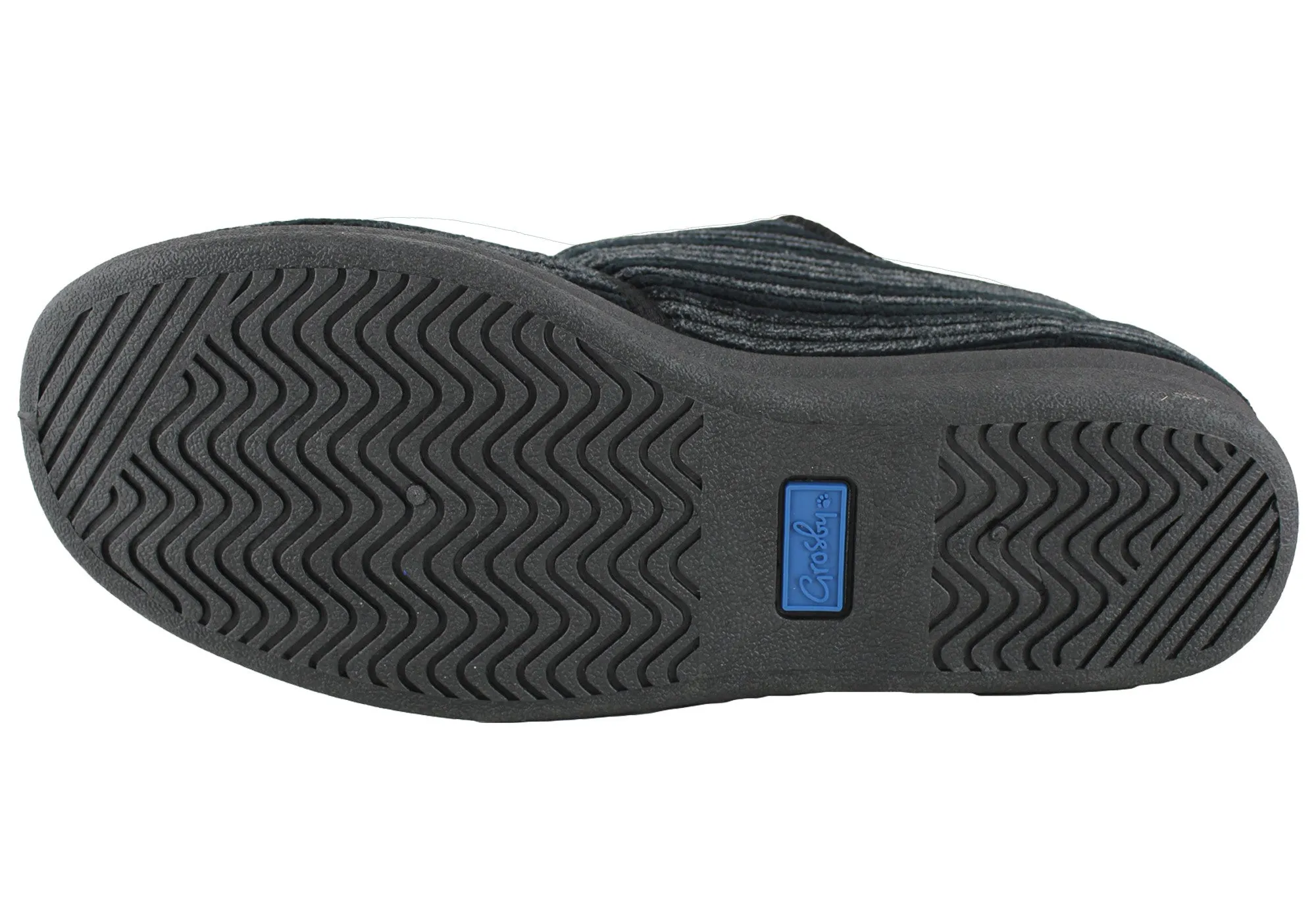 Grosby Thurston Pantoufles d'intérieur pour hommes à bride réglable Chaussures Grosby